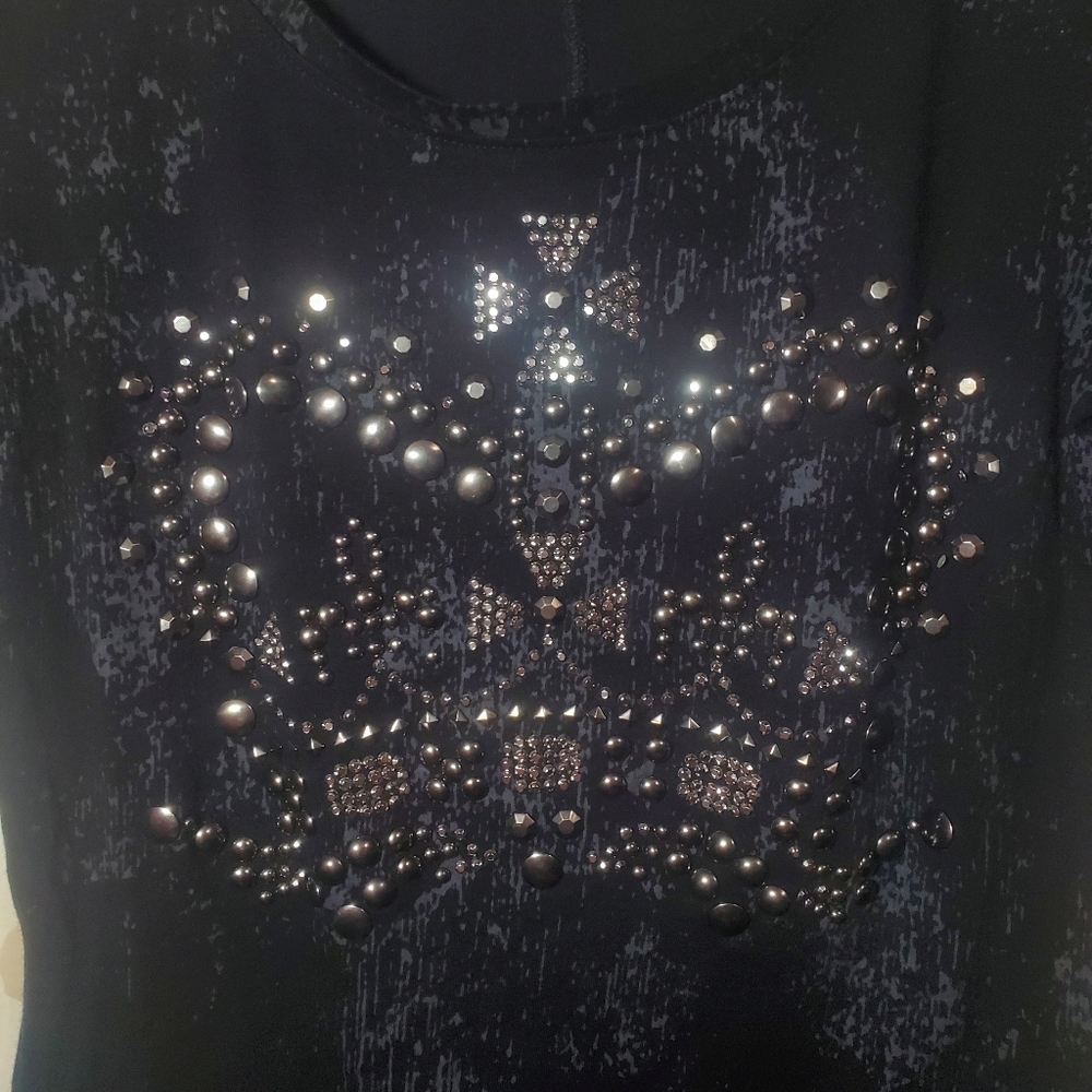 PRELOVED ROCK & REPUBLIC STUDDED LONG SLEEVE size s - Picture 3 of 4